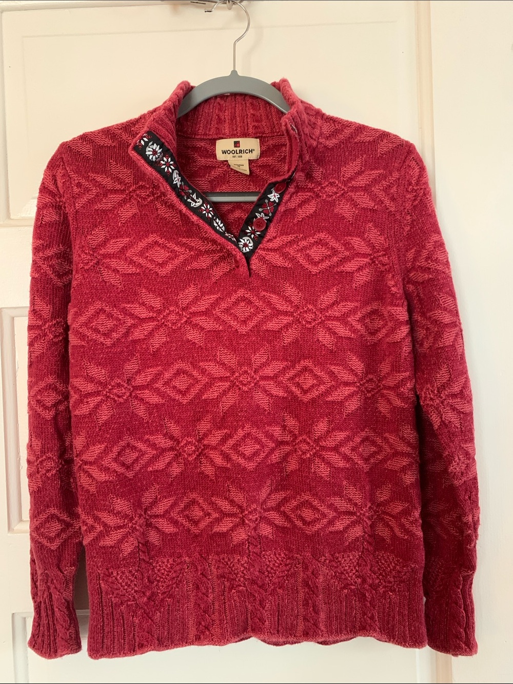 Vintage Woolrich Knit Patterned Sweater Women’s Medium